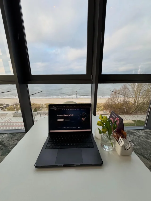 Prace nad nowym odcinkiem z @blackangeldivers z widokiem na Morze Bałtyckie ;) #diving #scubadive